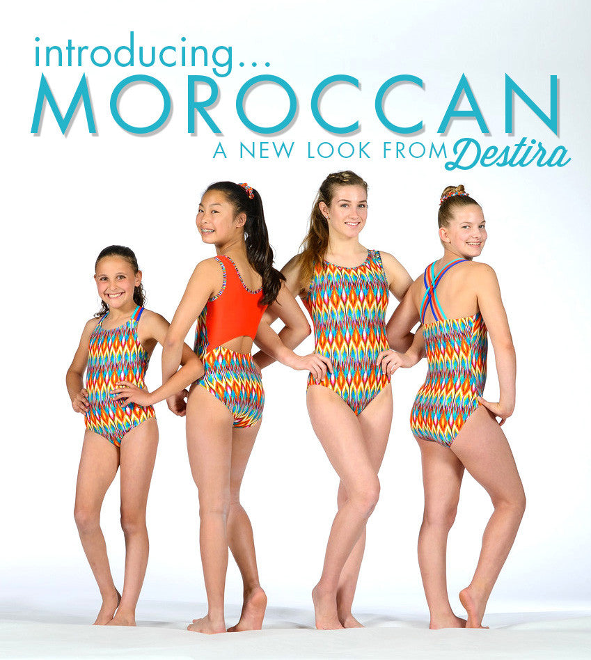 Colorful, New Summer Leotards: Moroccan!