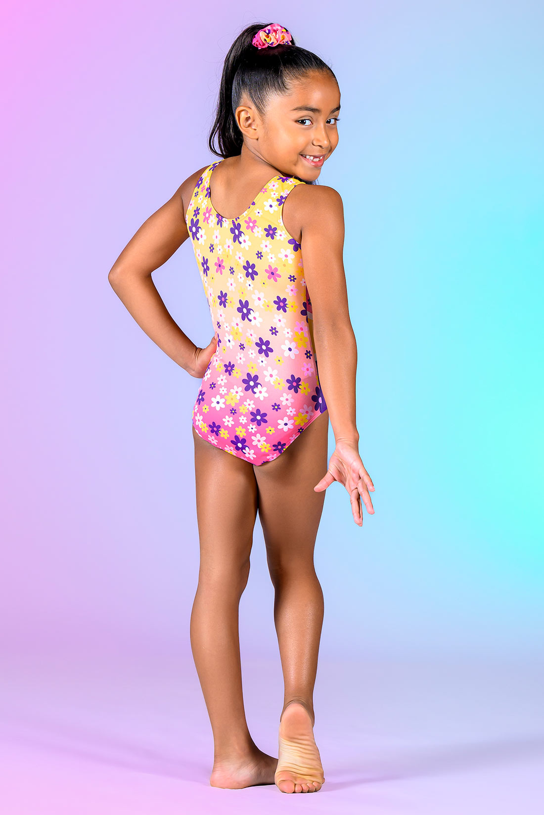 Flower gymnastics leotard inspired by Barbie, Destira, 2023