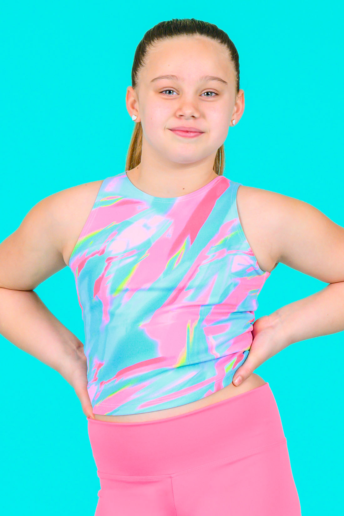 Colorful sleeveless tank top for girls by Destira, 2024