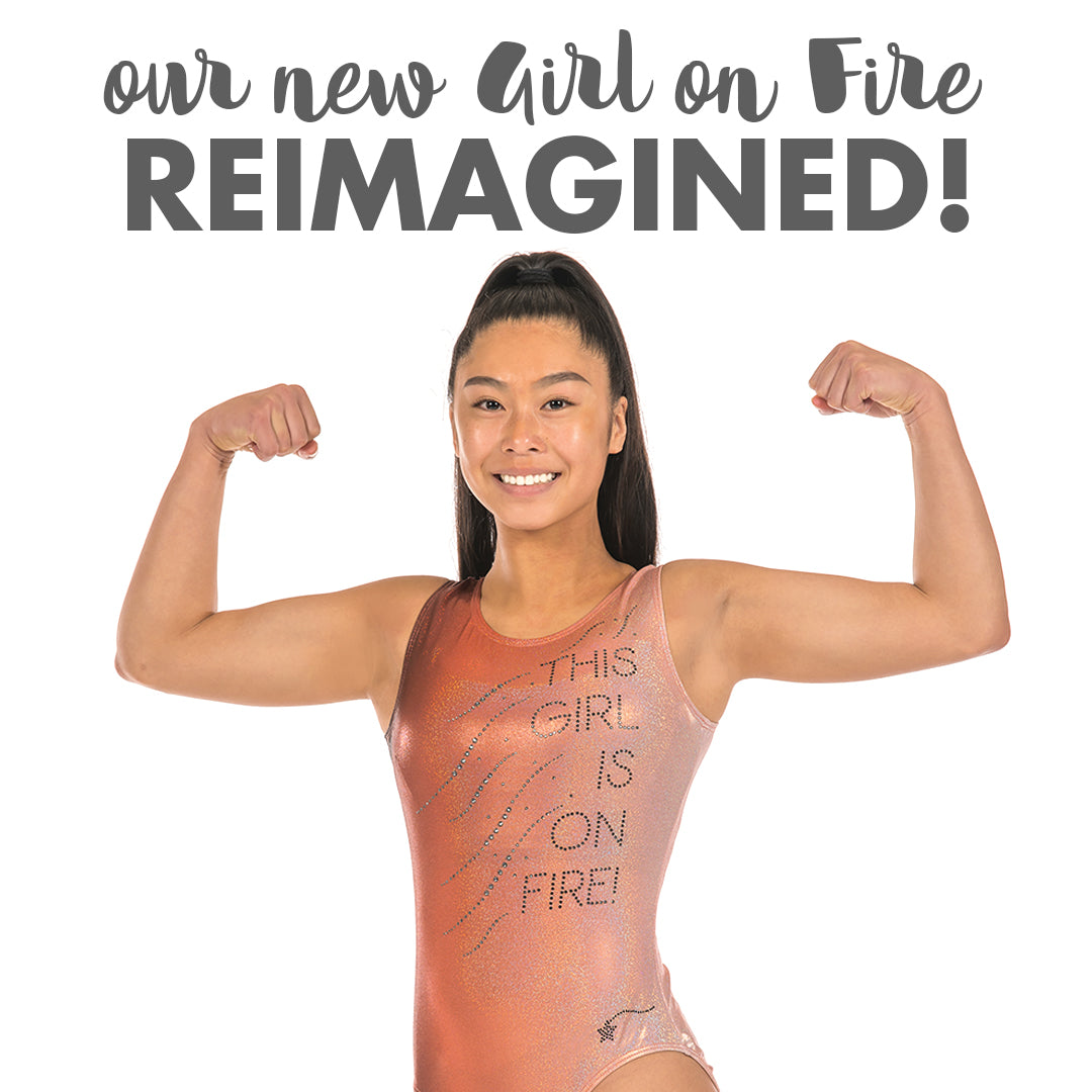 Girl on Fire leotard is back & better than ever!