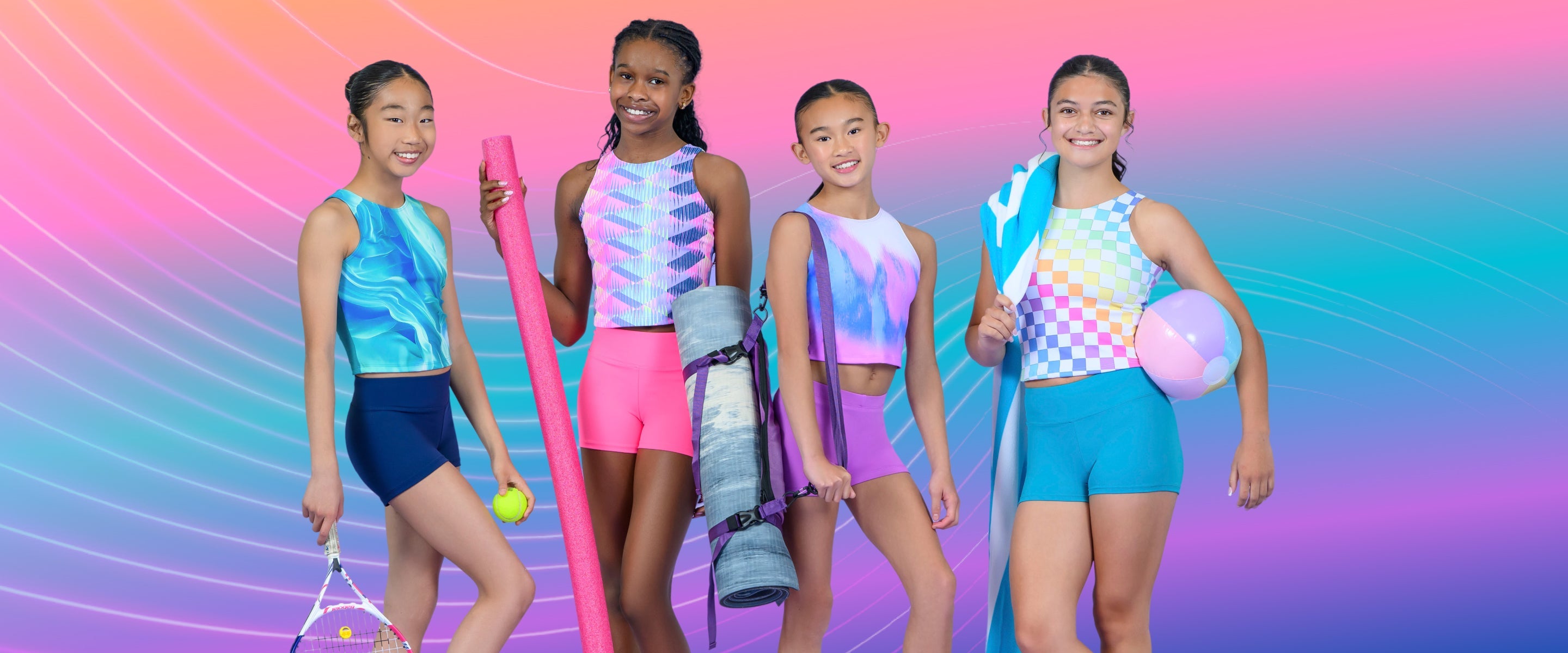 Vibrant summer outfits for girls by Destira, 2026