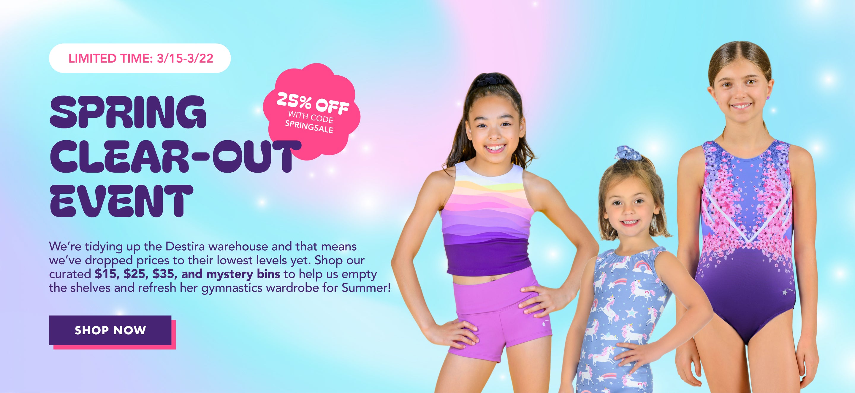 Destira Spring Clear Out Sale 2026