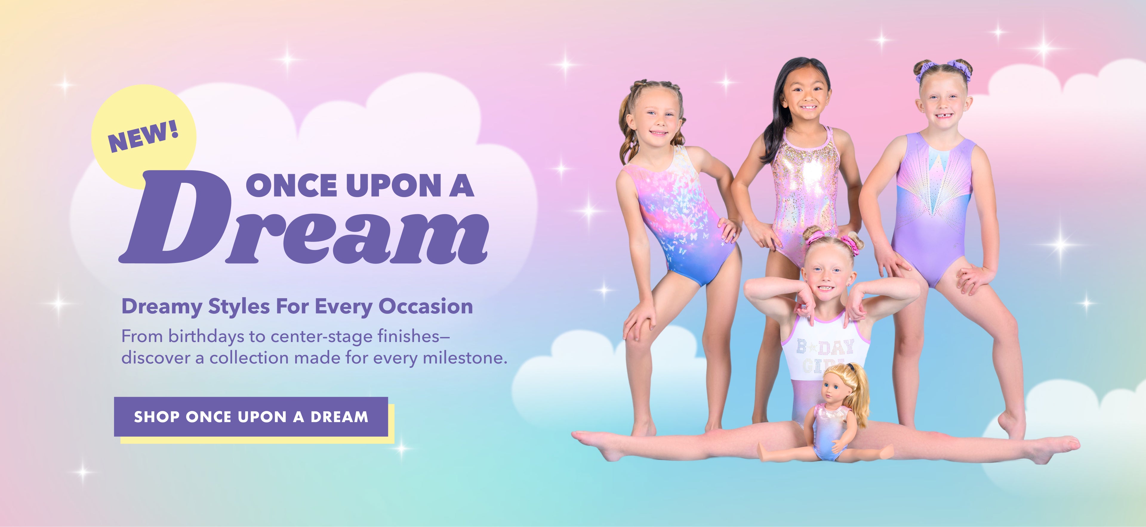 Once Upon a Dream gymnastics sport collection, 2026