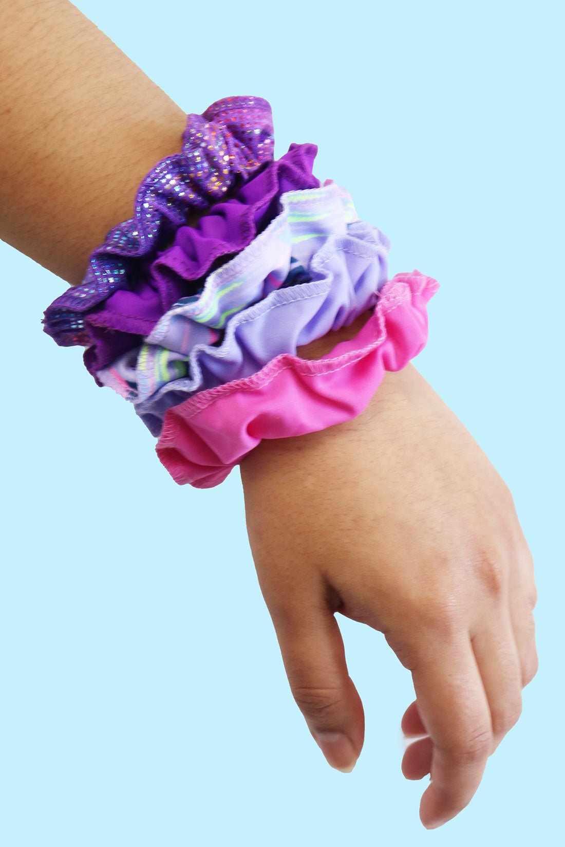 Heat Wave Scrunchie 5 Pack 20$