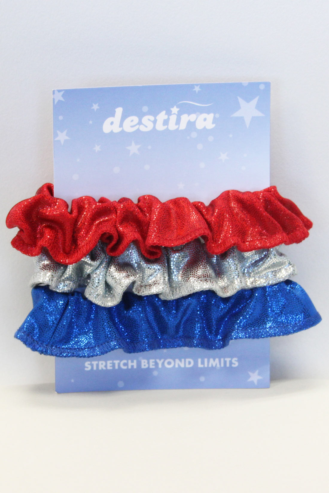 USA Olympics themed scrunchie packs for gymnasts, Destira 2026