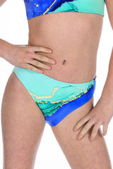 Tidal Wave Aqua Bikini Bottom
