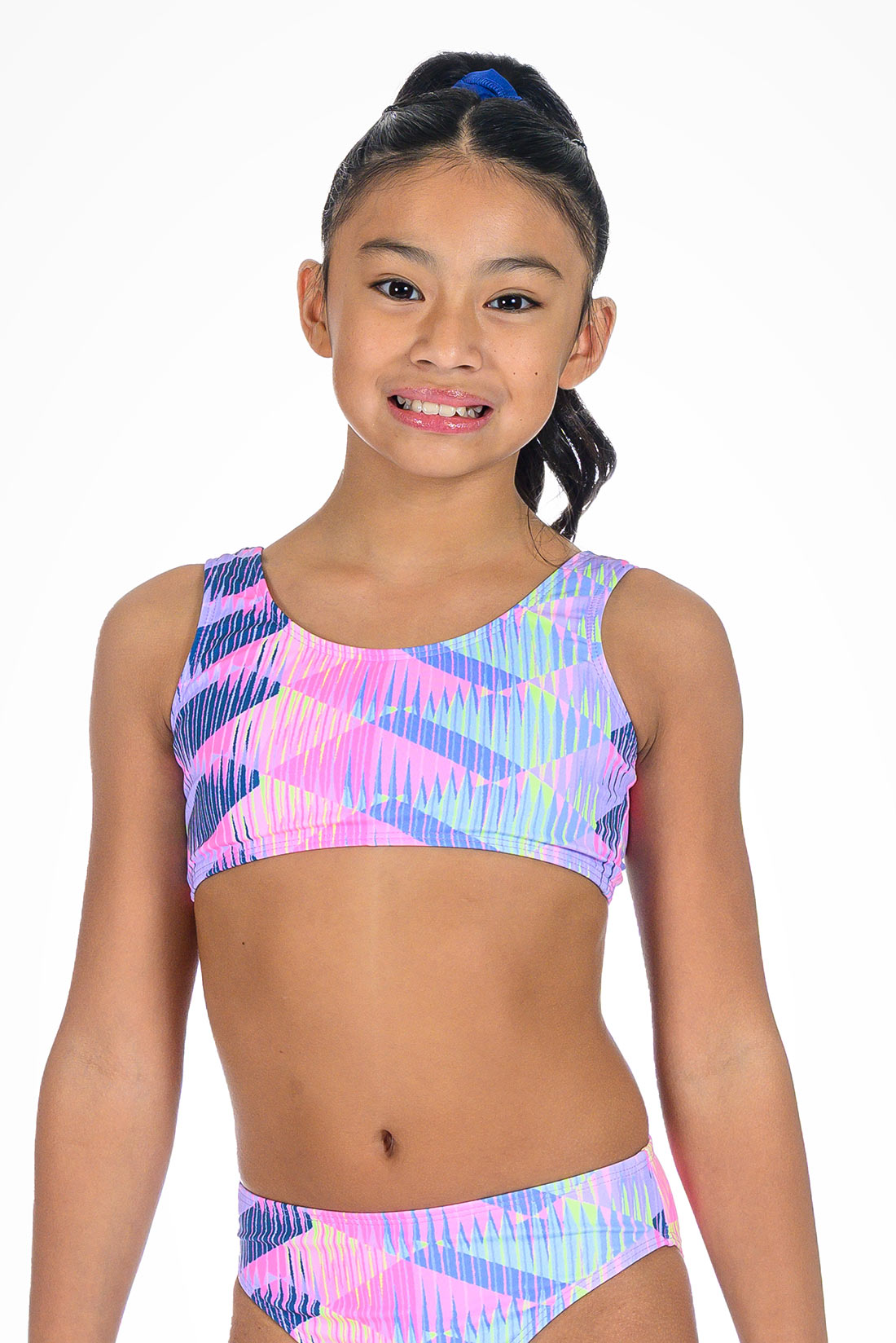 Neon bikini top for swimming by Destira, 2025