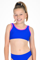 Blue Raspberry Bikini Top