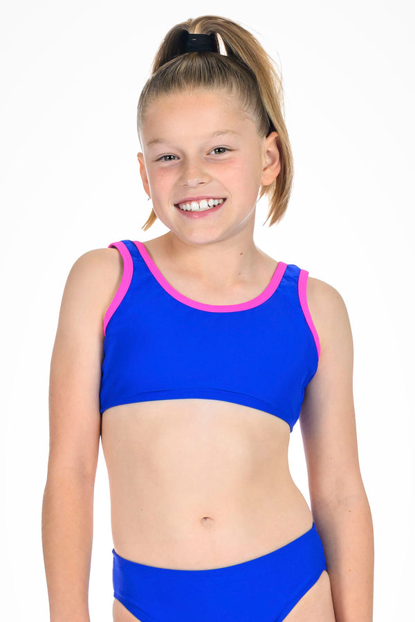Blue Raspberry Bikini Top