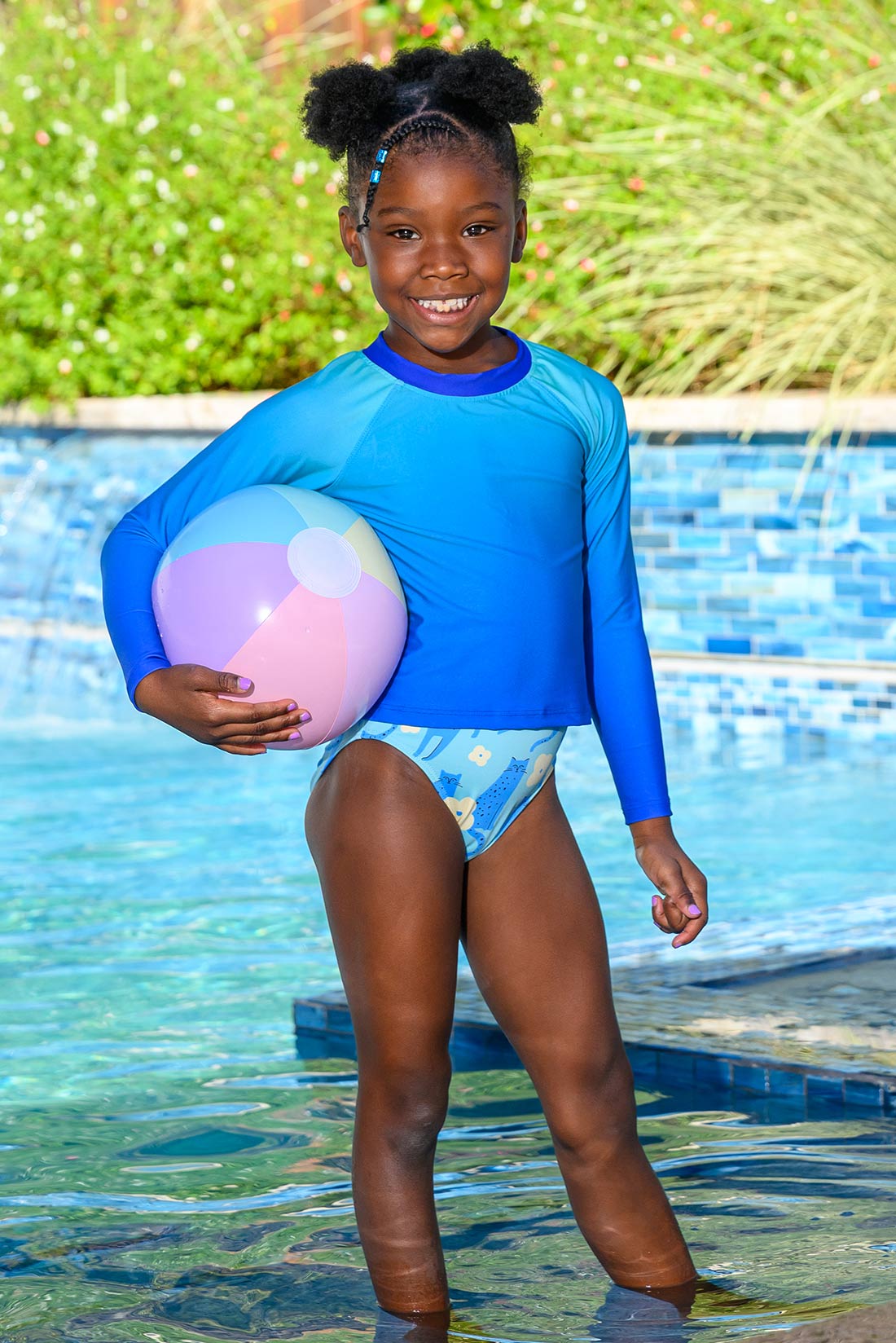 Blue Raspberry Sorbet Rash Guard