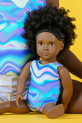 Cotton Candy Doll Size Leotard