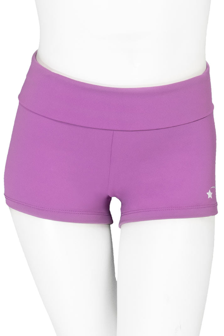 High Waisted Roll Short - Lilac