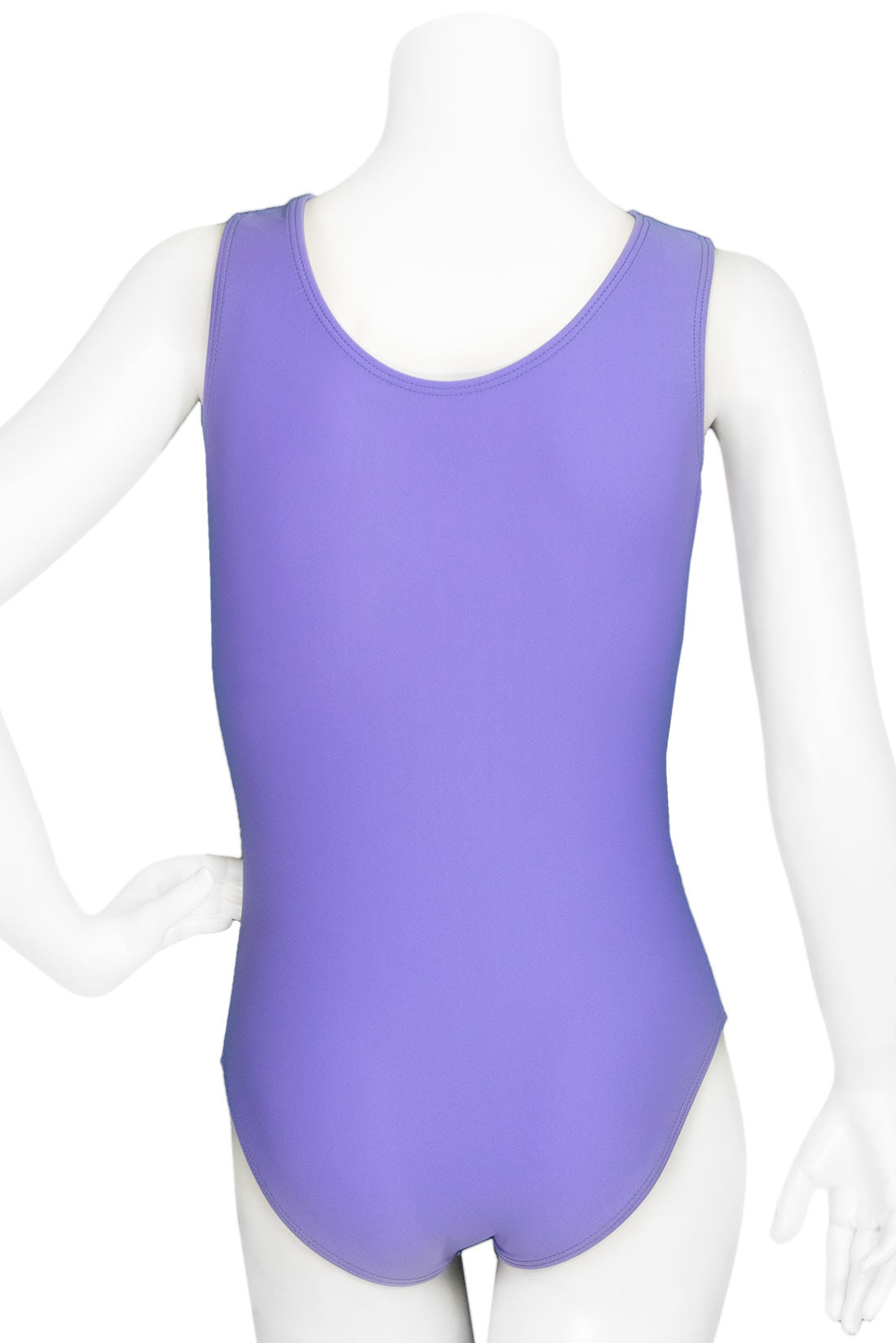 Leotard back made from ultra-soft, comfortable lilac purple fabric by Destira, 2023