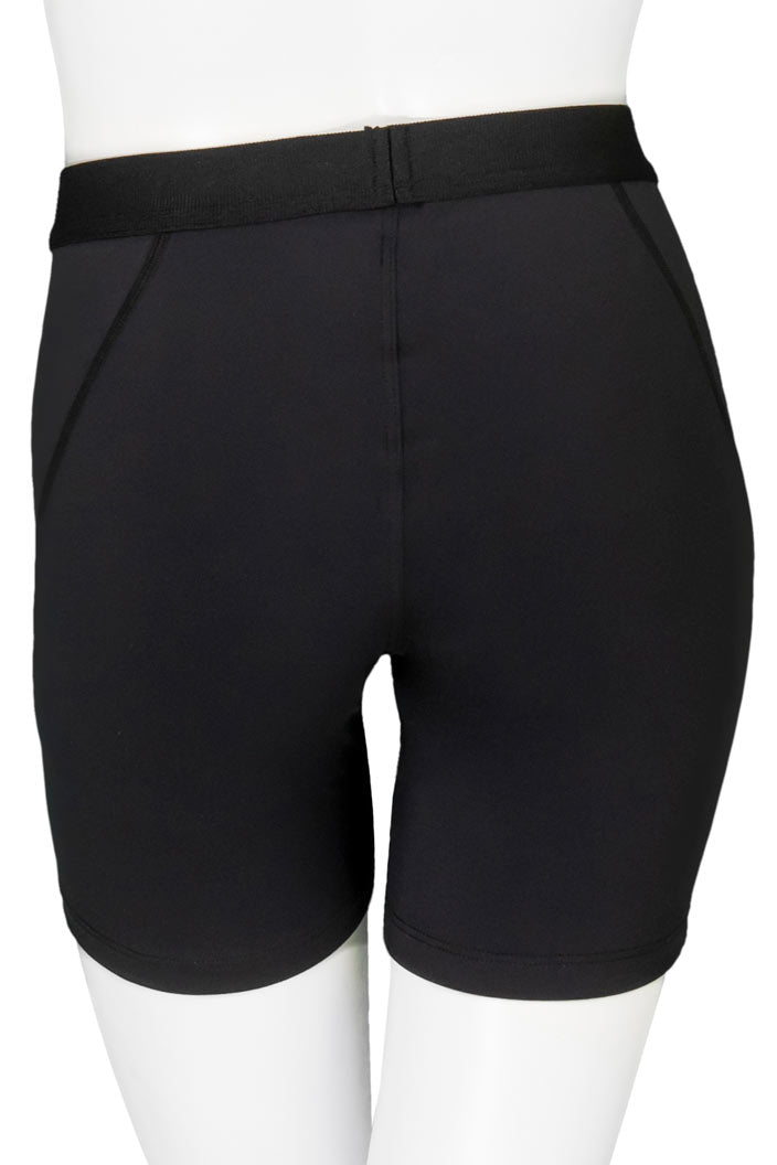 Long black athletic shorts for kids, Destira, 2023