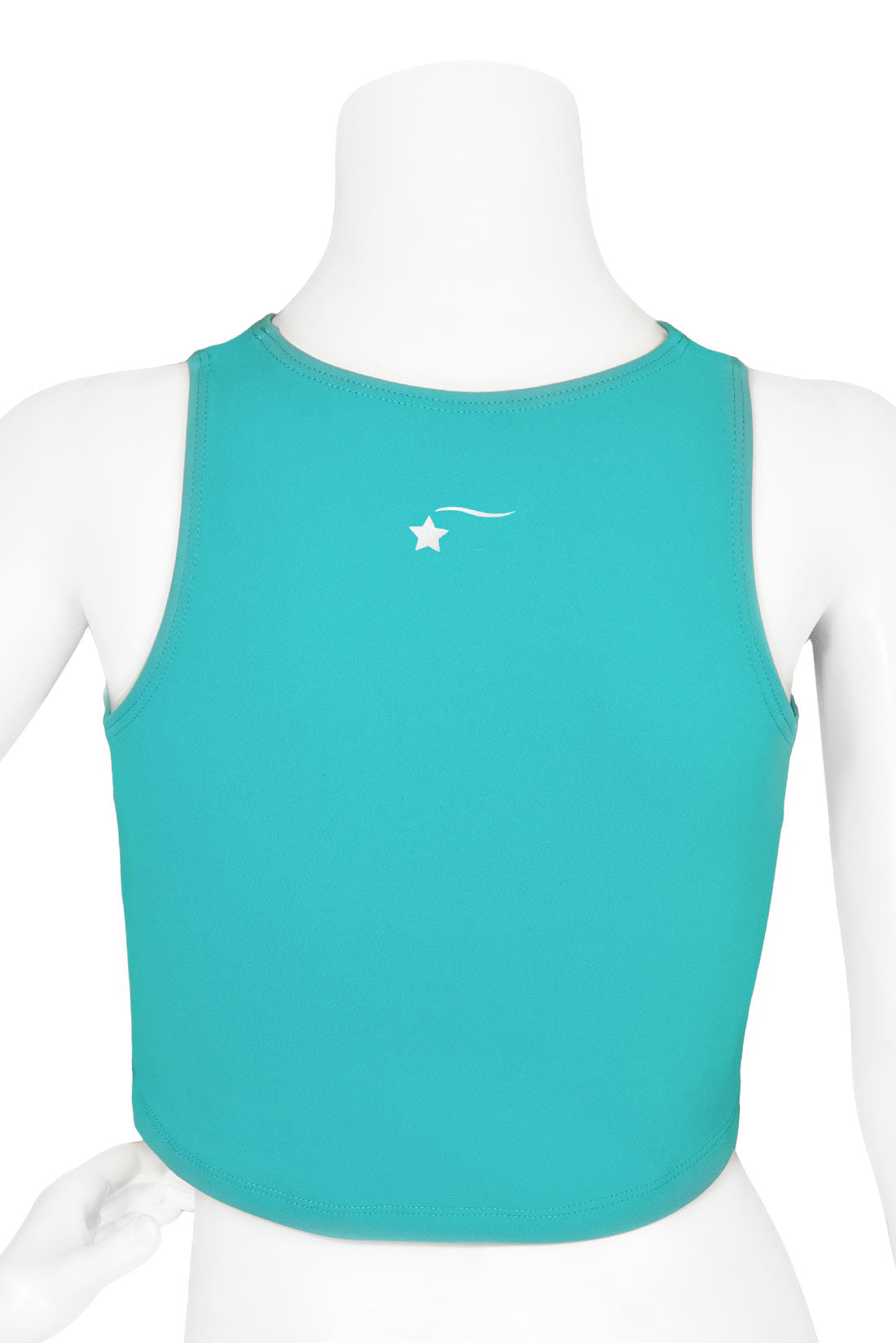 Sleevless green tank top for athletes by Destira, 2024