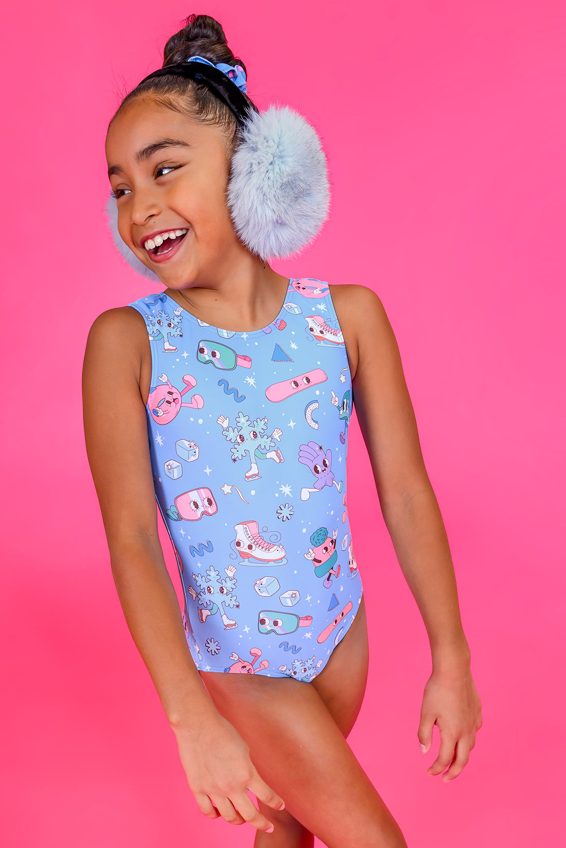 Trendy winter leotard for girls by Destira, 2024