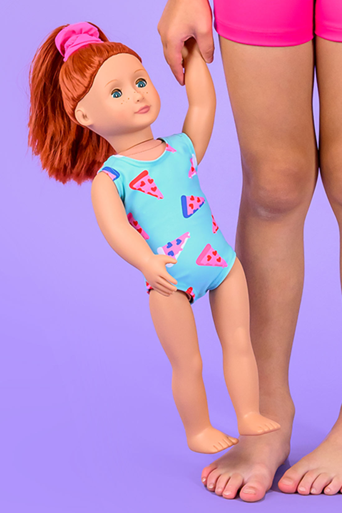 Cute pizza doll ized leotard by Destira, 2024