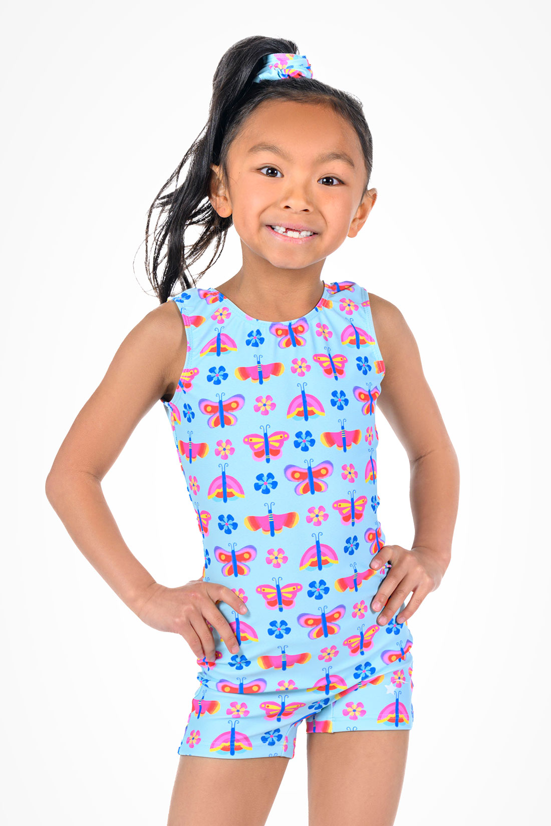 Butterfly Breeze Unitard for Girls by Destira