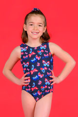 Red, White, Take Flight Leotard