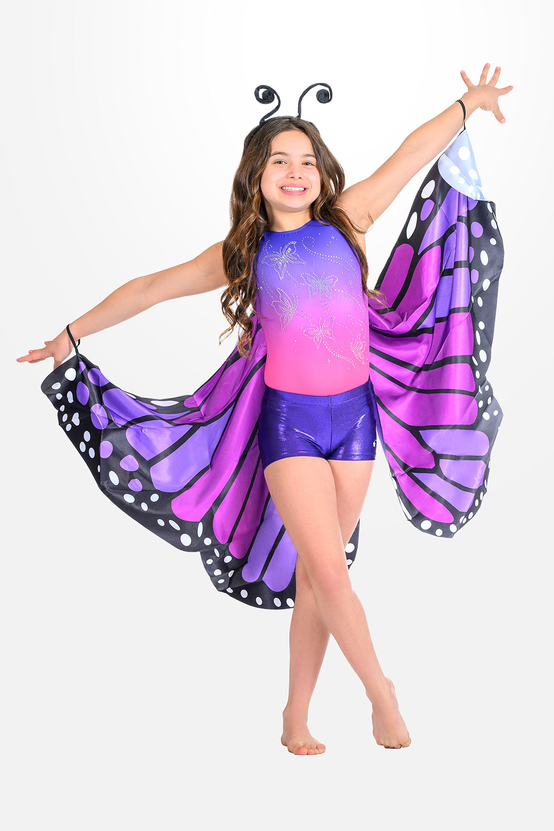 Pink and purple ombre leotard, Halloween costume, Destira 2026