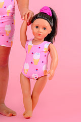 Kitty Cones Doll Size Leotard