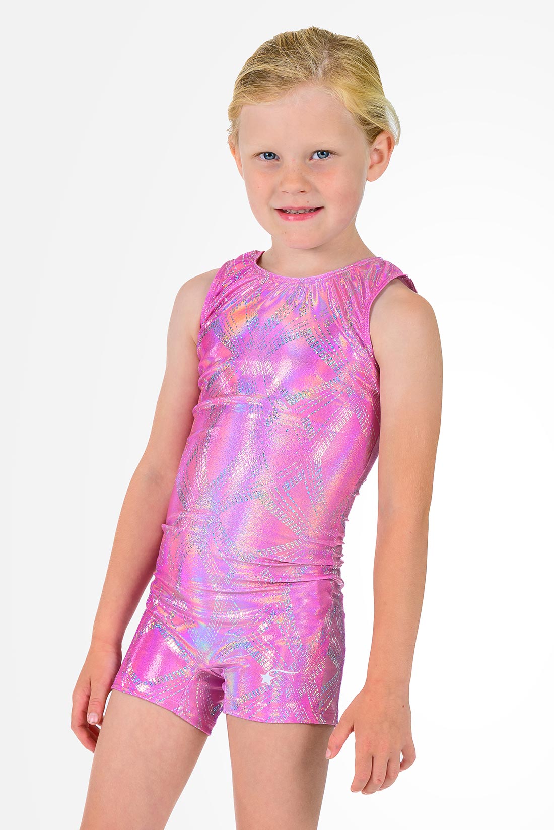 Shiy pink unitard by Destira, 2025