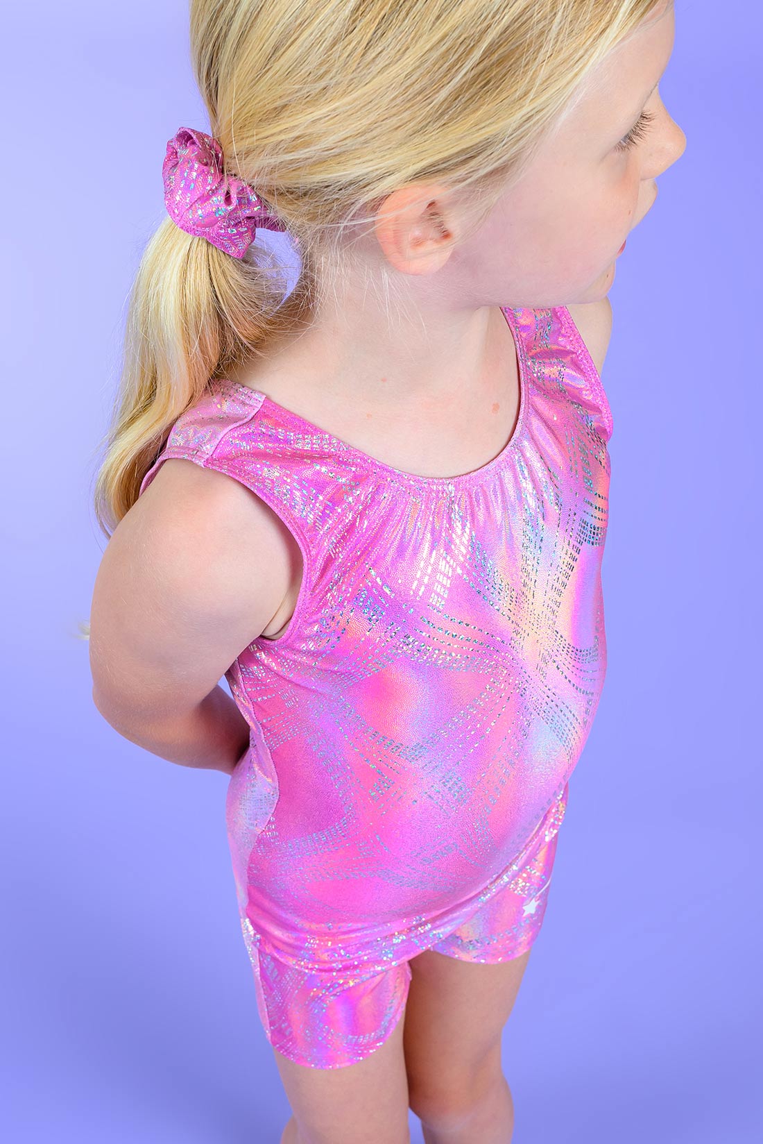 Spakle pink gymnstics outfit by Destira, 2025