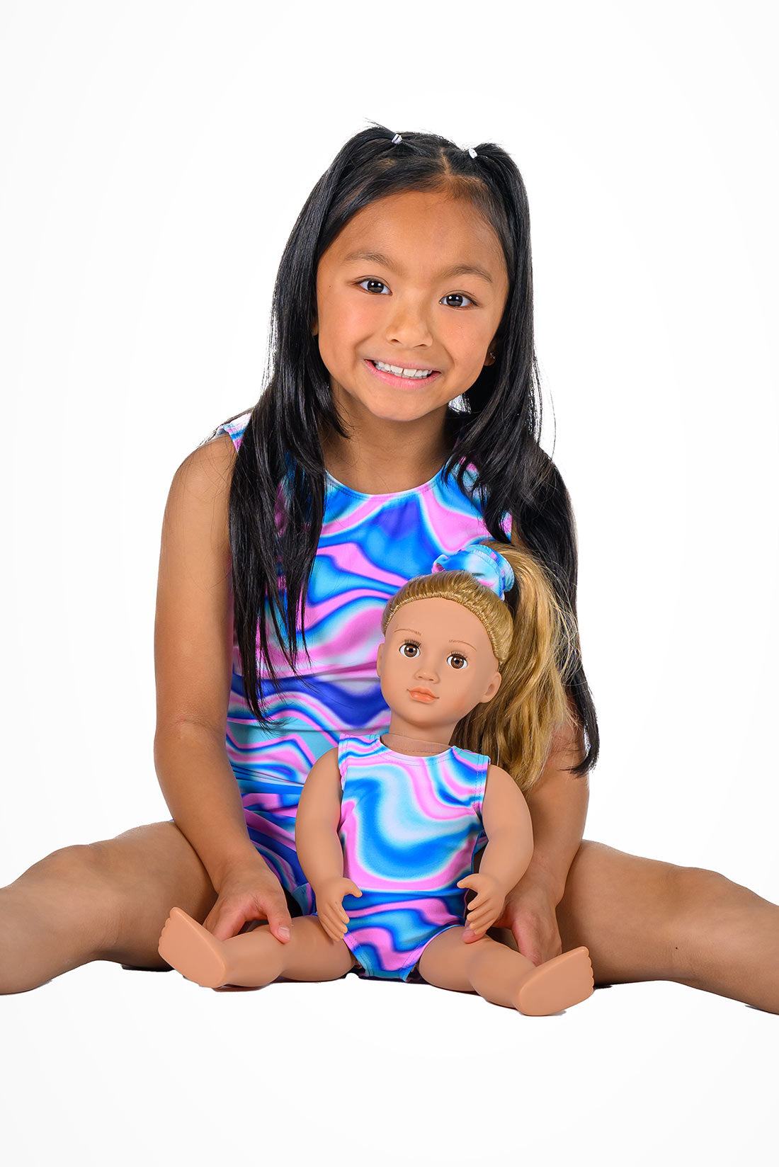 Sugar Swirl Colorful Unitard and Doll Leotard, Destira 2025