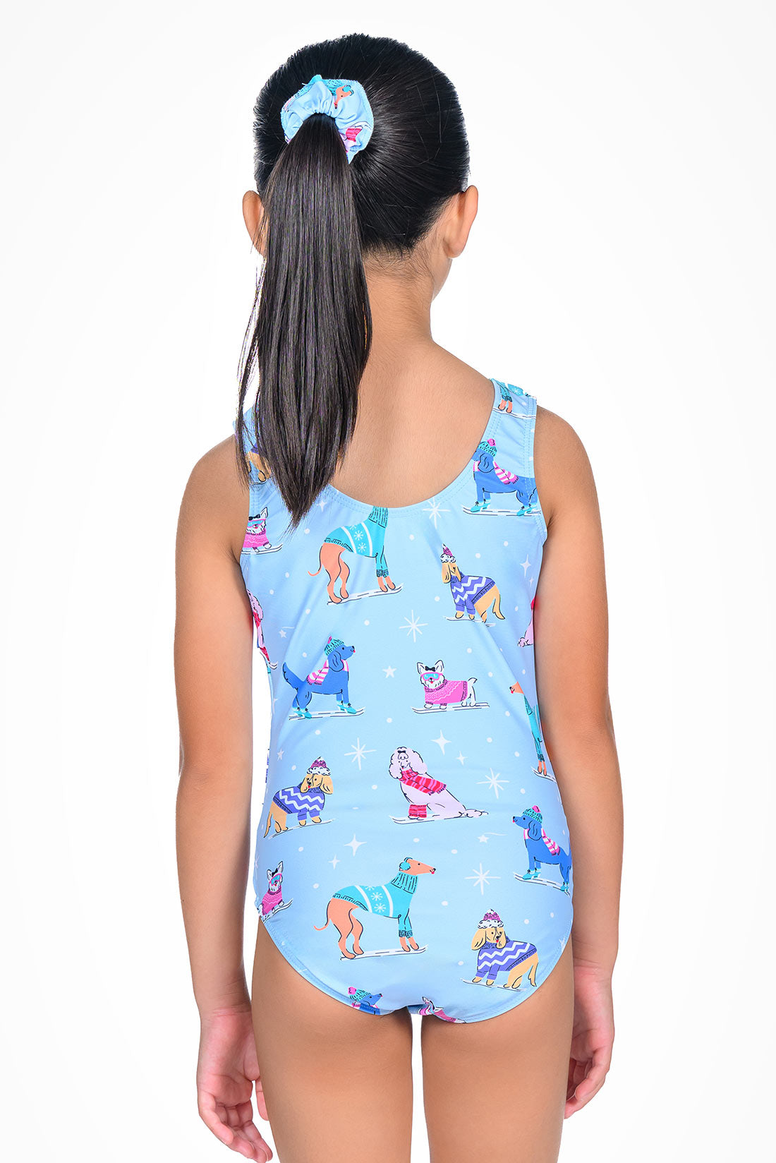 Light blue soft leotard for girls by Destira, 2025