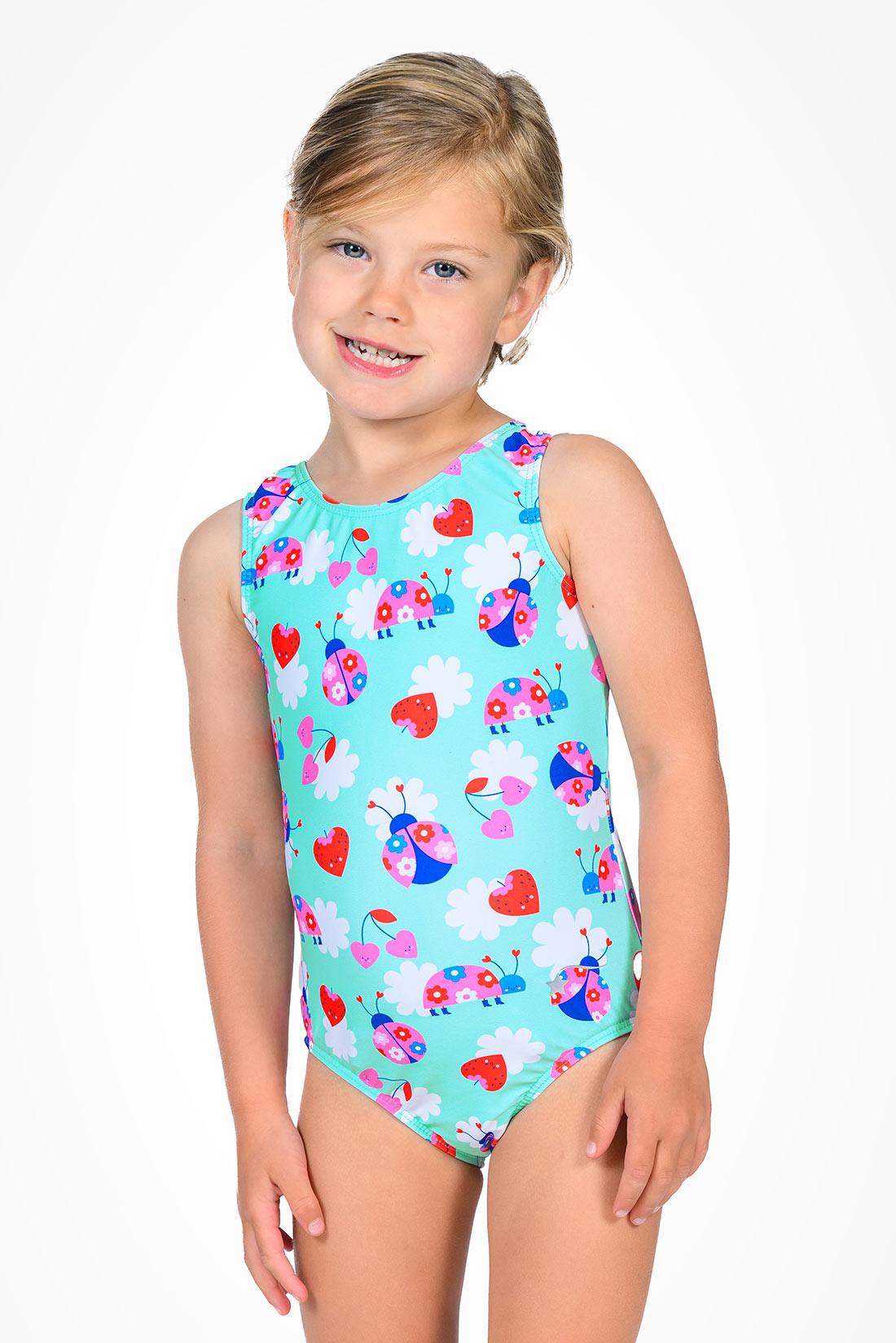 Blue lovebug leotard for Valentine's Day by Destira, 2026