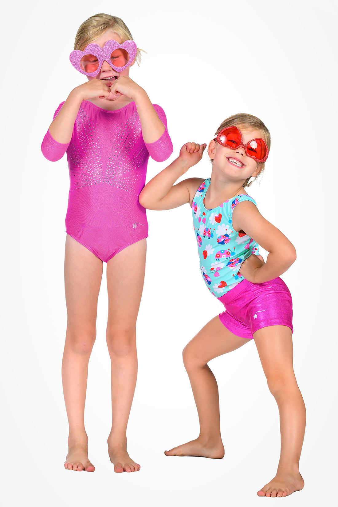 Pink gymnastics outfis for Valentine's Day by Destira, 2026
