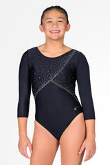 Crystal Cascade Long Sleeve Leotard