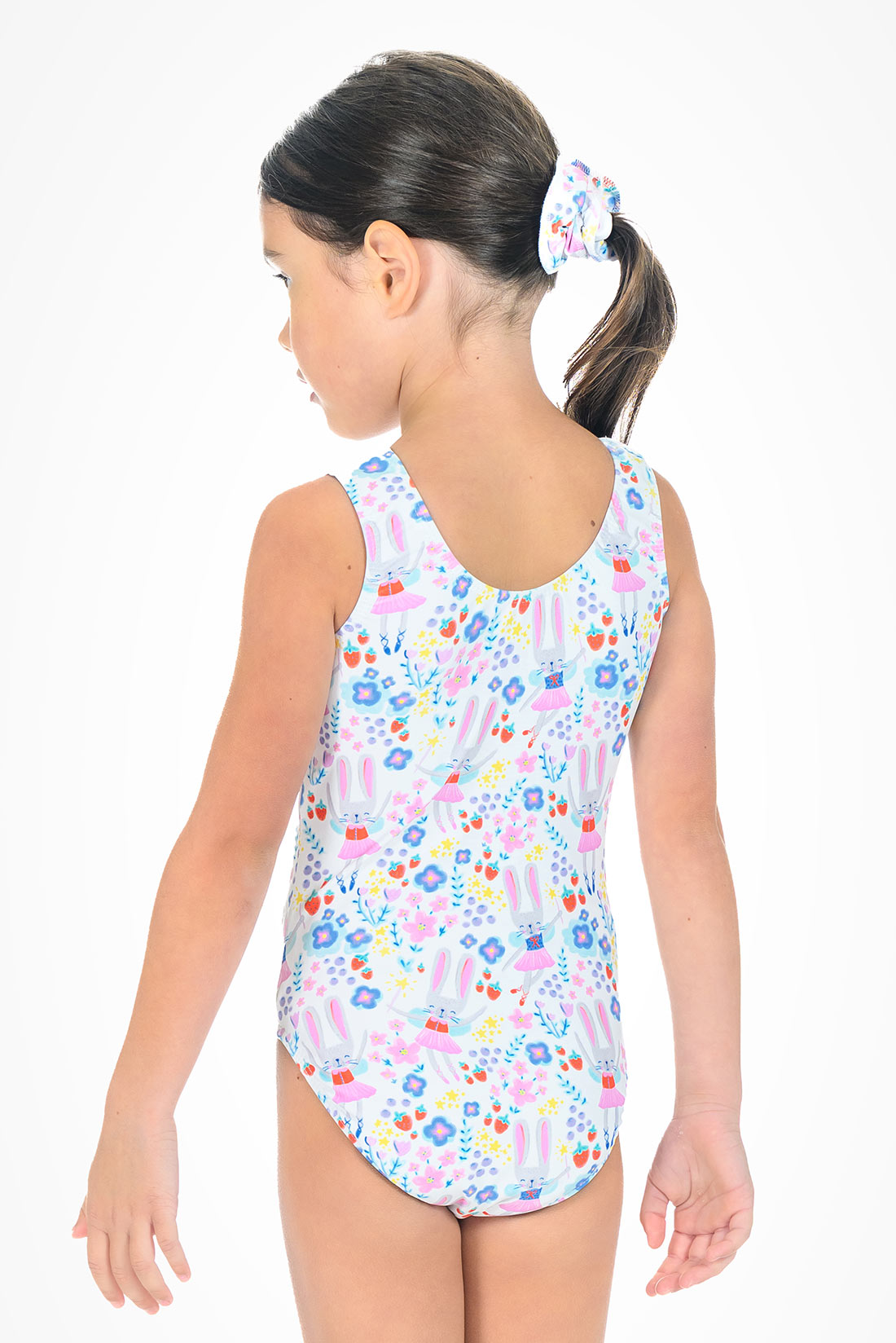 Floral bunny leotard for spring gymnastics class by Destira, 2026