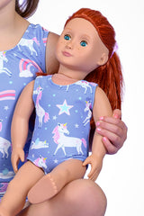 Wish Upon A Unicorn Doll Size Leotard