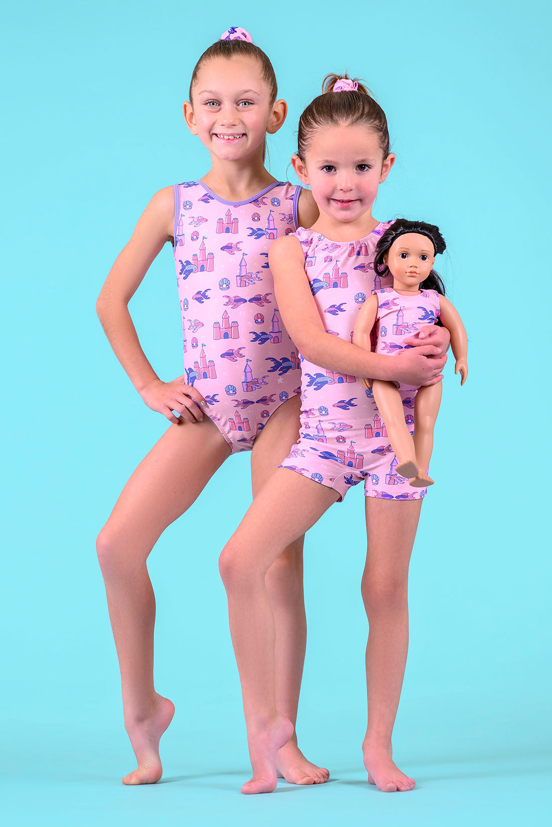 Pink gymnastics outfits for gym class by Destira, 2026