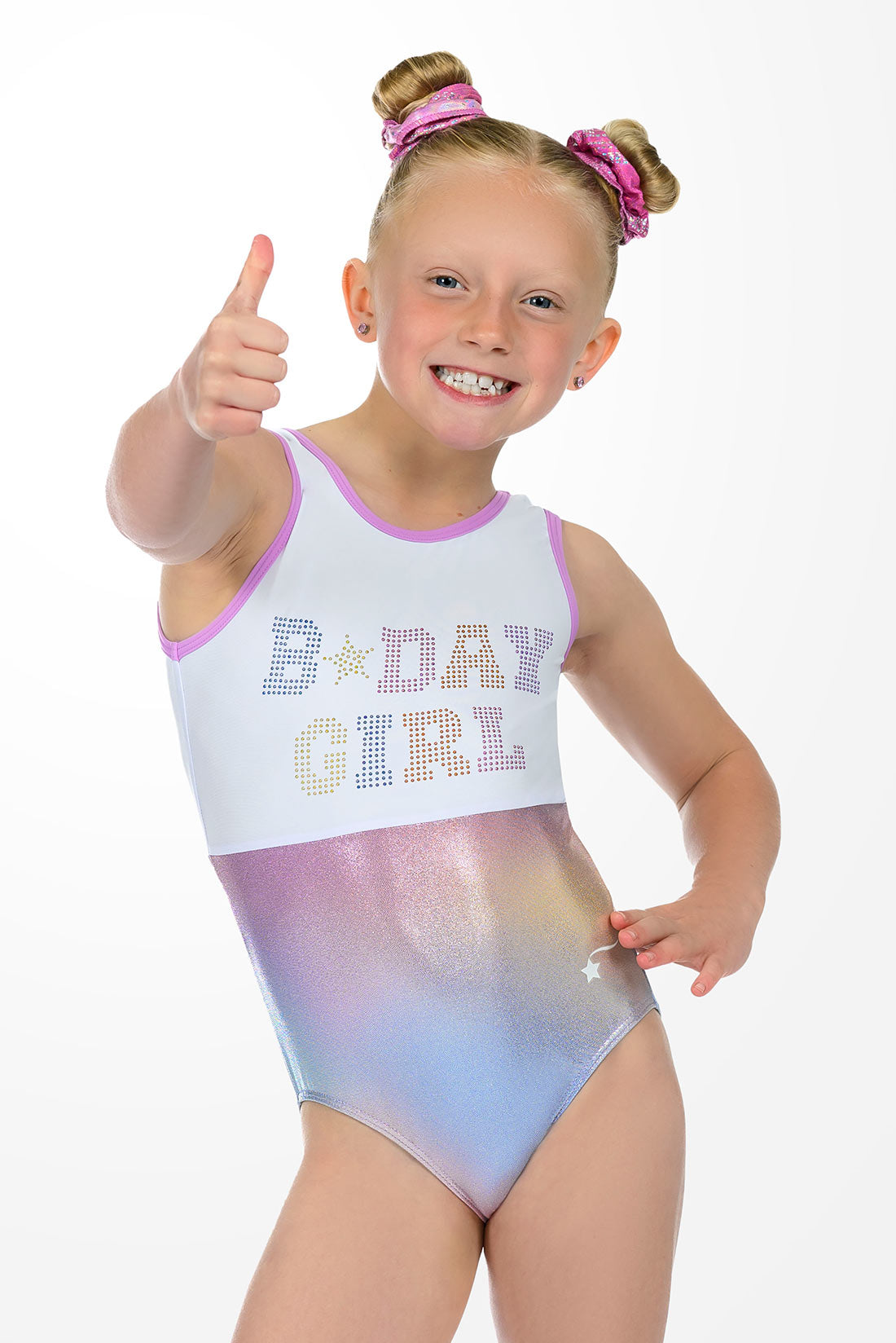 Birthday leotard for dancers and gymnasts by Destira, 2026