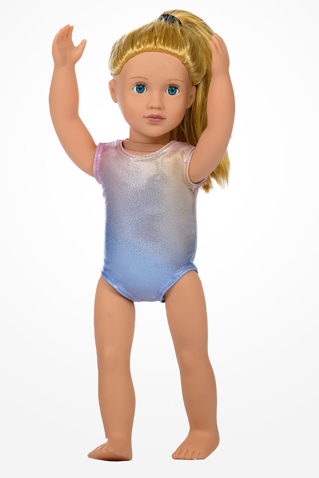 Shimmery doll leotard for girls by Destira, 2026