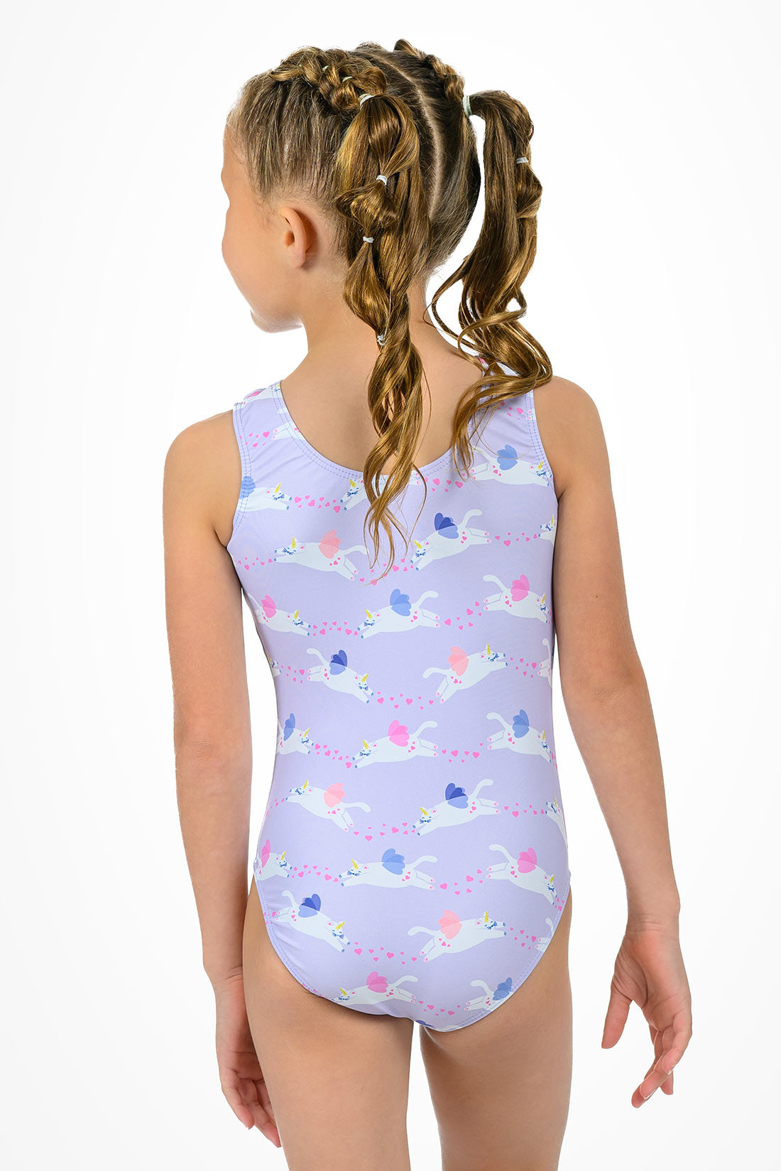 Kitten unicorn tank leotard for girls by Destira, 2026