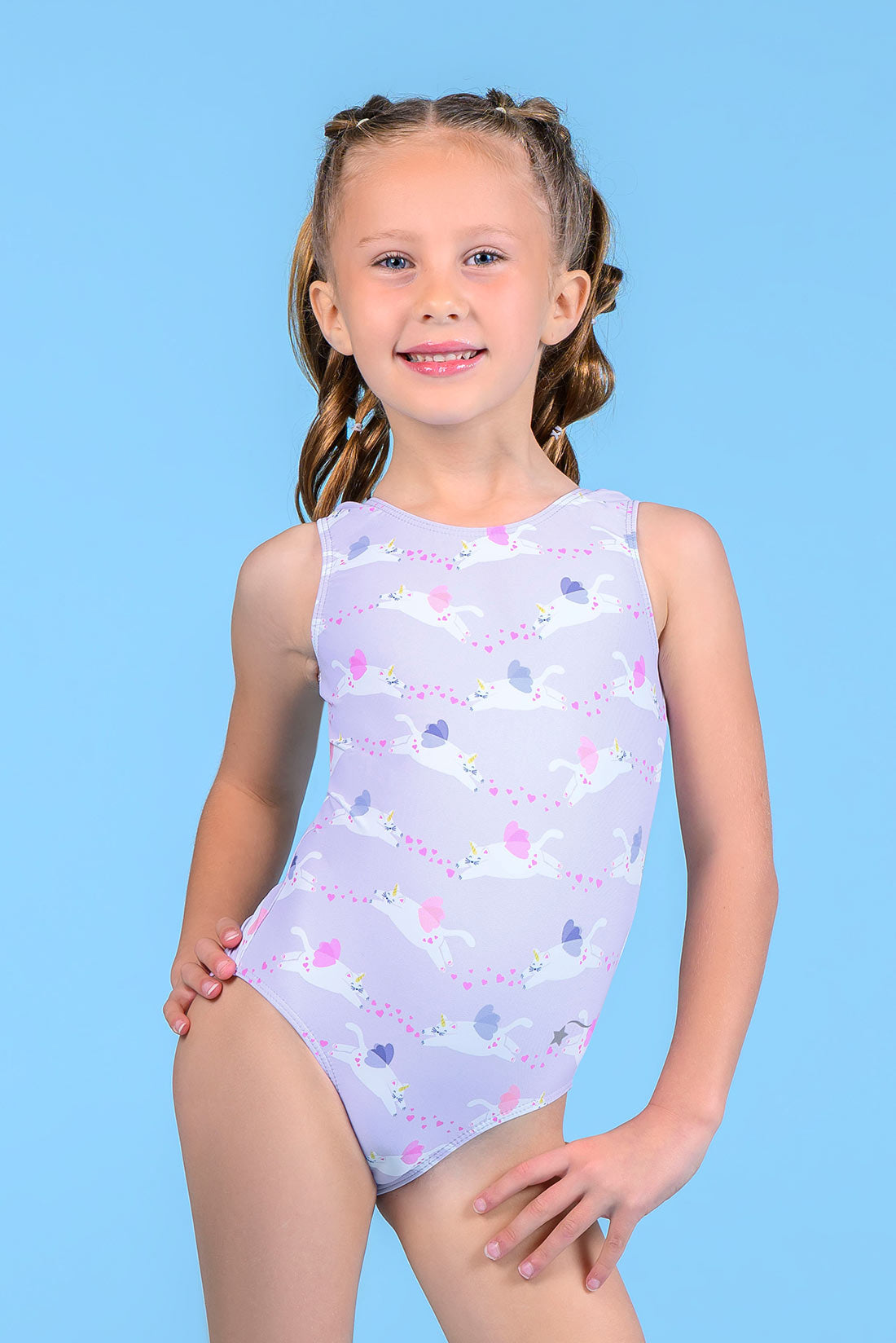 Cat leotard for girls in tumbling by Destira, 2026