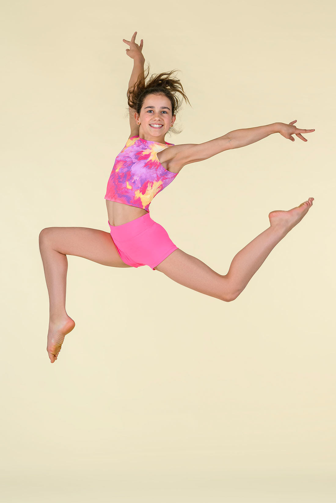 Pink activewear set for girls by Destira, 2026