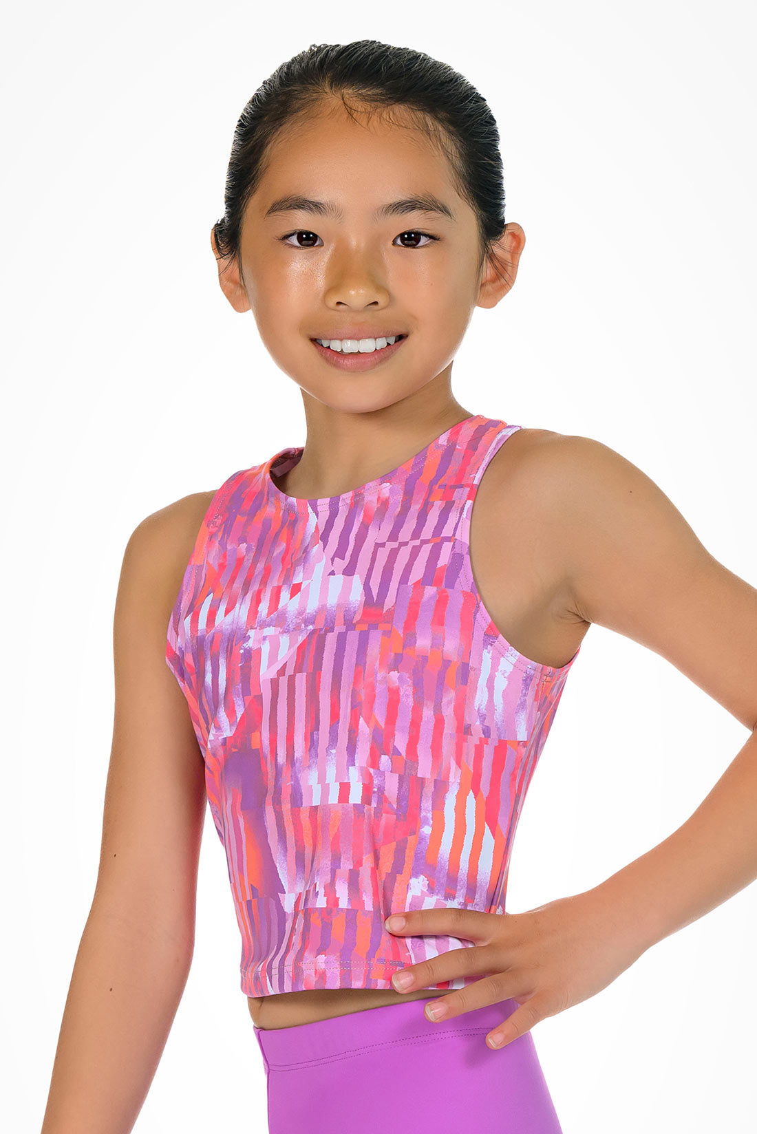 Parralell Power pink workout top for girls by Destira, 2026