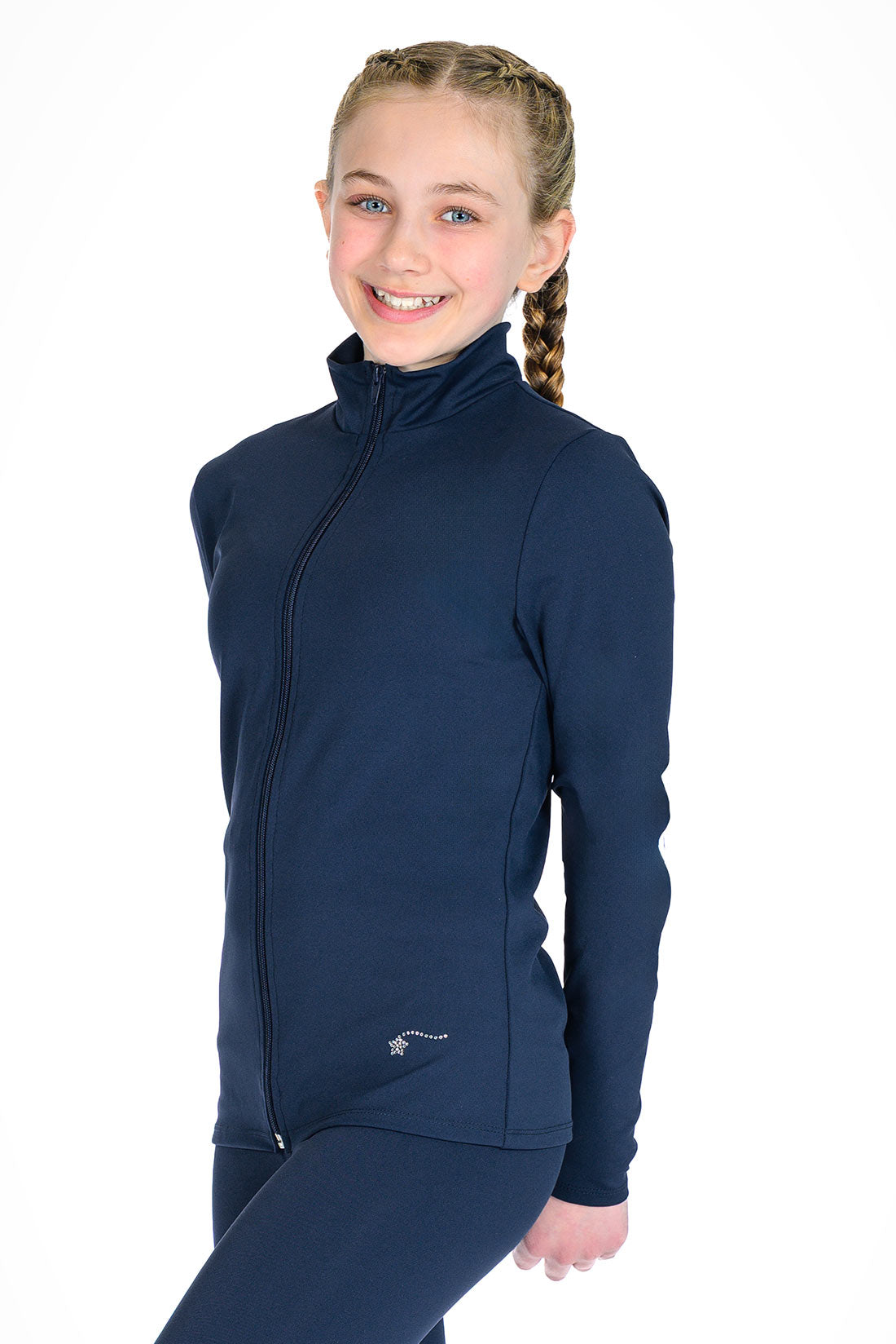 Blue workout jacket for girls by Destira, 2026
