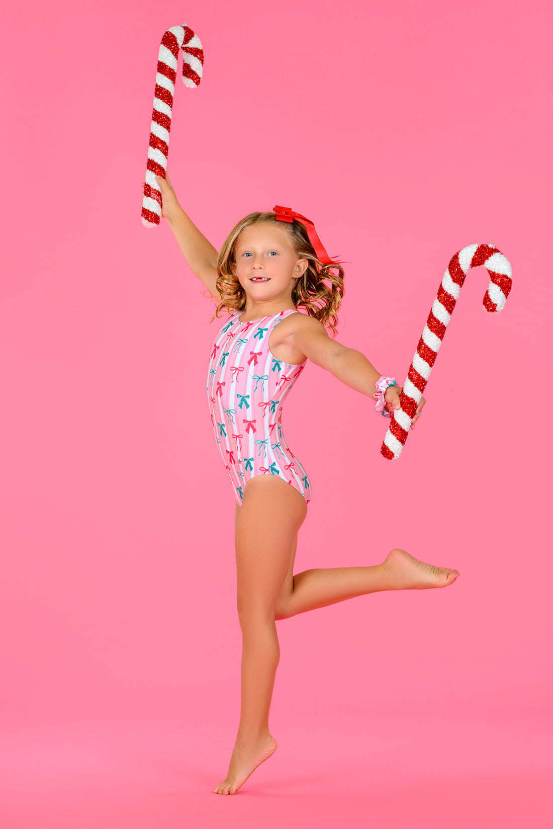 Bow leotard for holidays by Destira, 2026