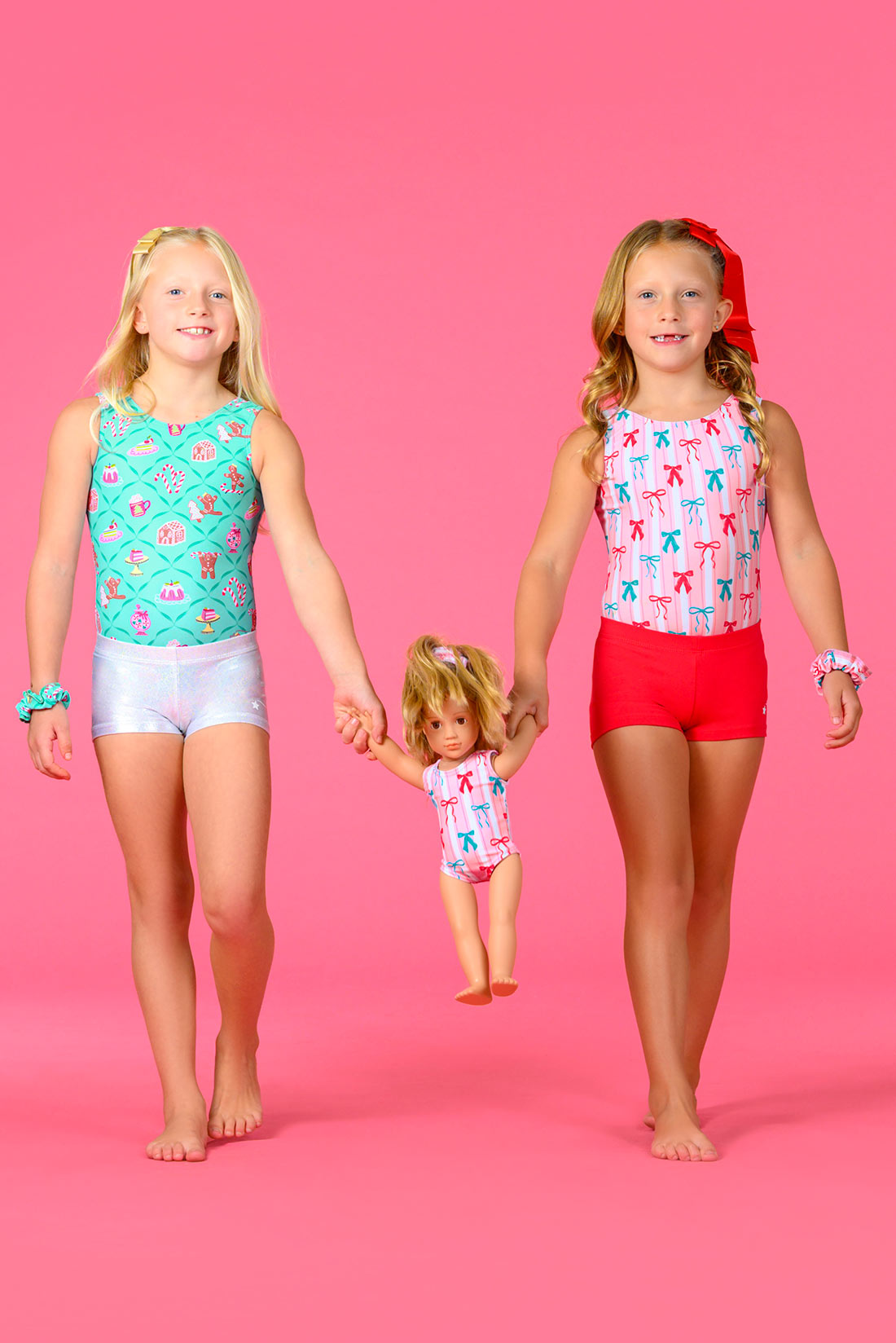 Girls doll leotard and shorts by Destira, 2026