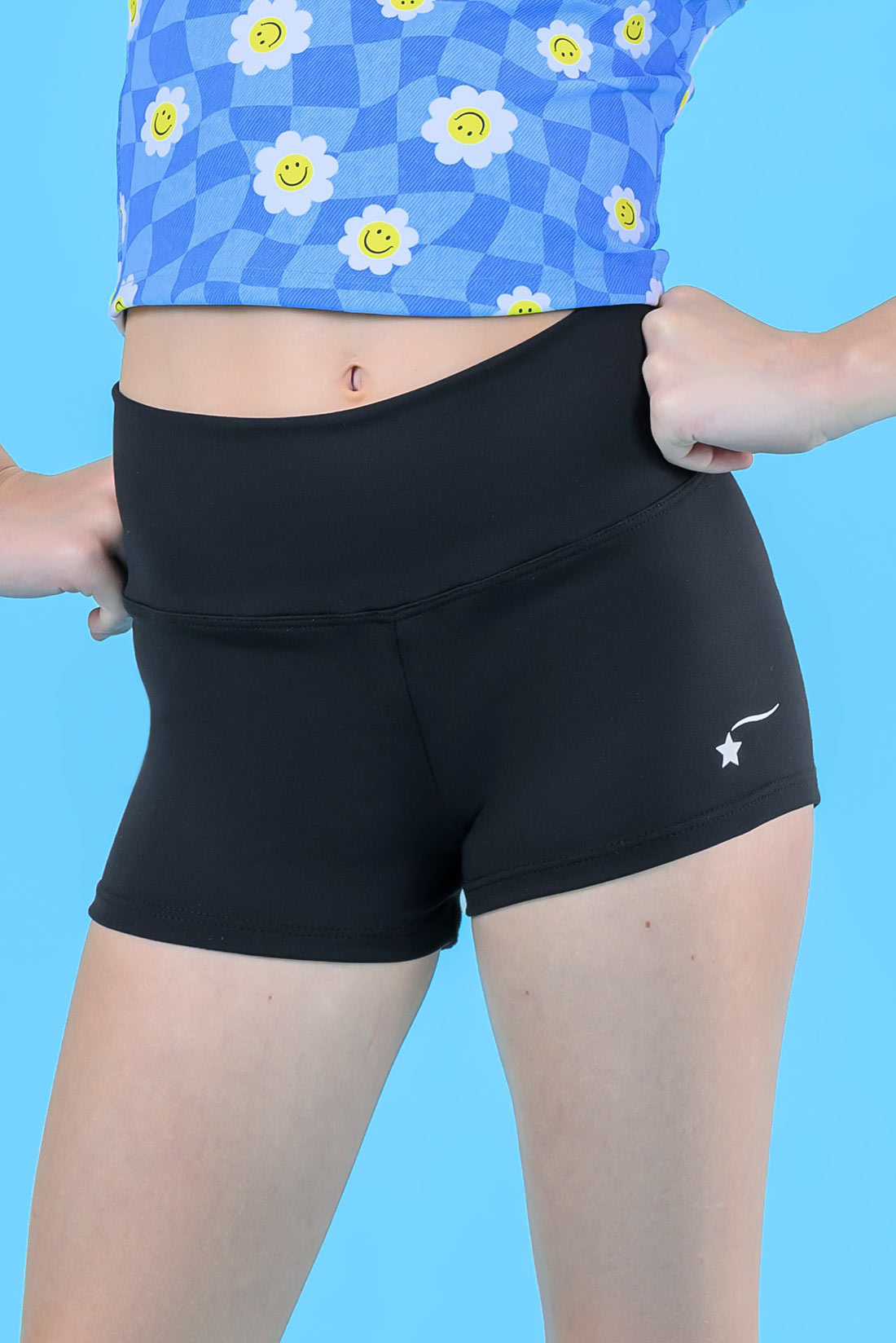 High Waisted Performance Short Black by Destira Destira