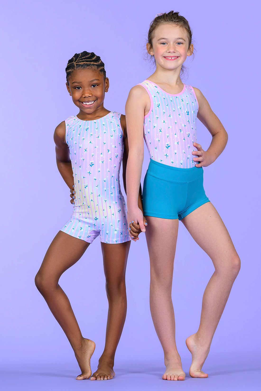 Shorts, unitard sets for girls by Destira, 2026