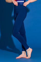 High Waisted Performance Legging - Navy