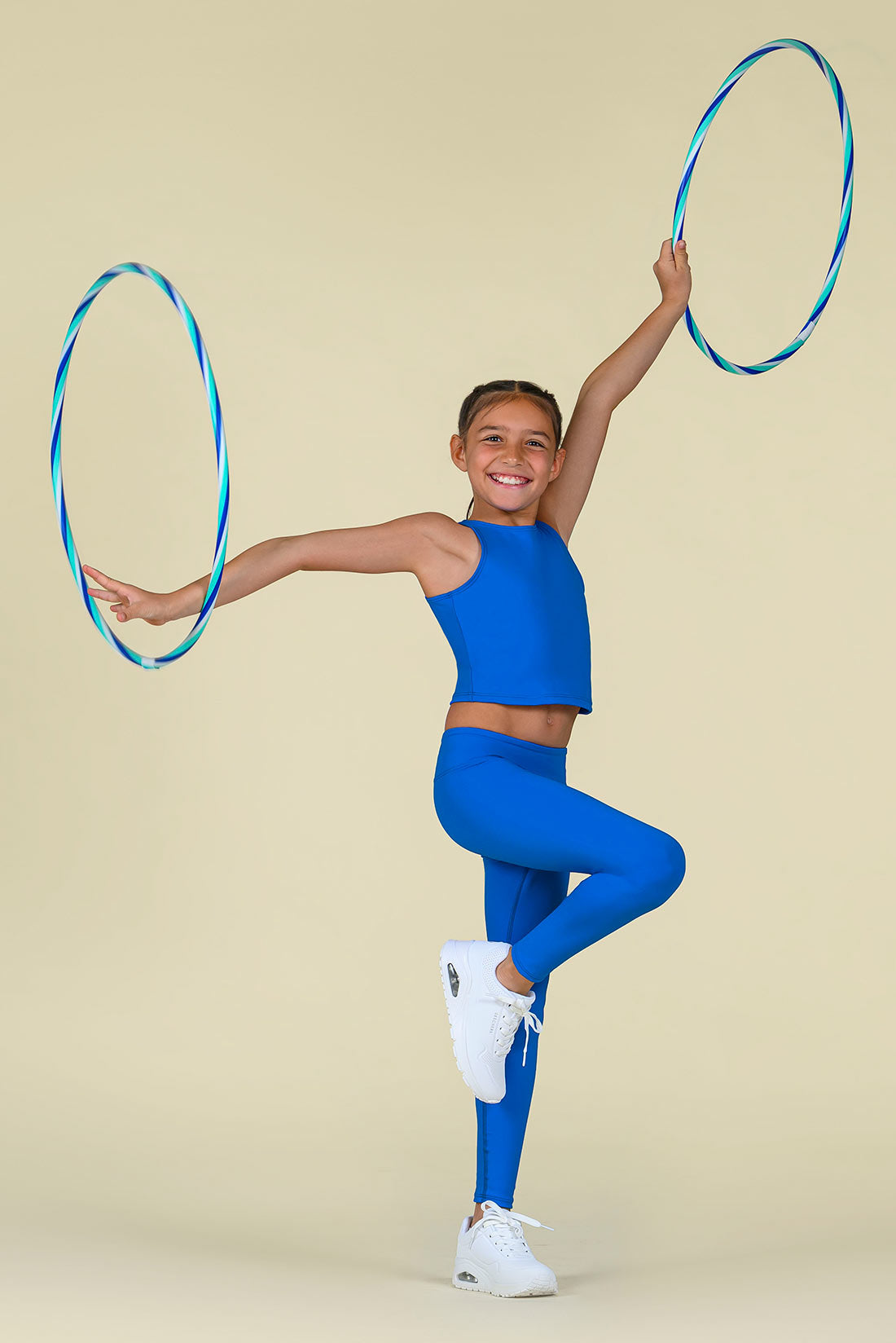 Matching blue active set for girls and tweens by Destira, 2026