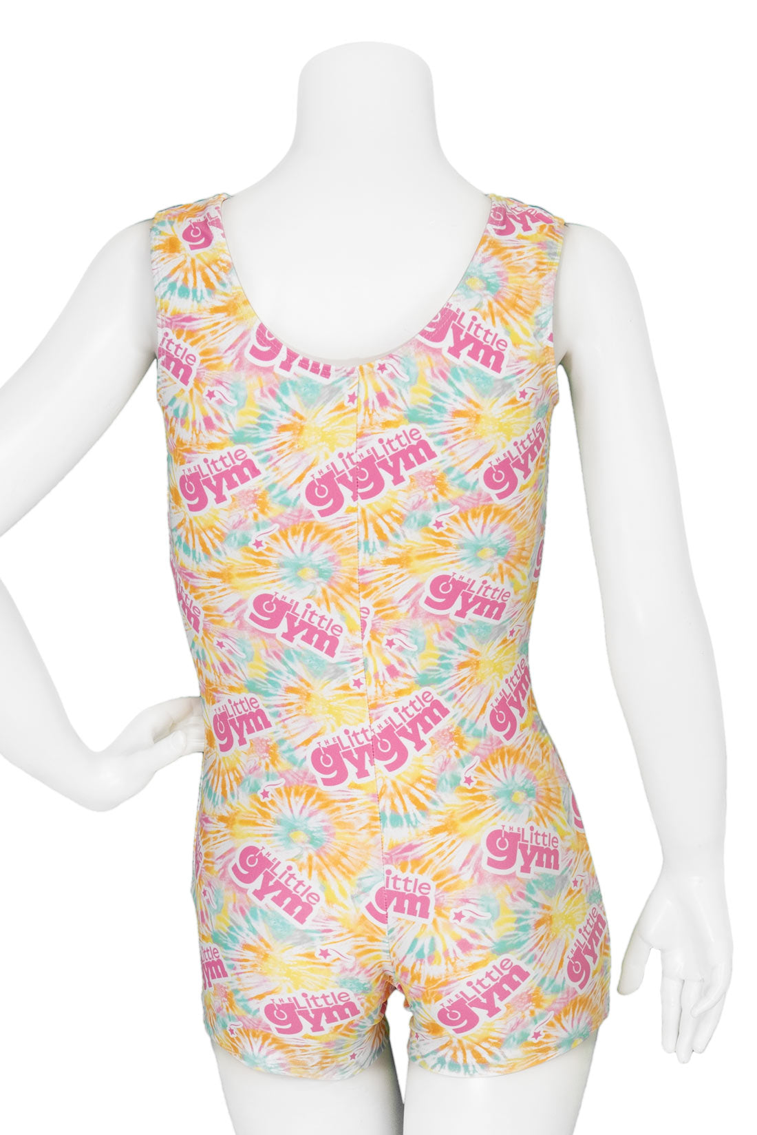 Gymnastics unitard for girls in bright summer colors exclusive for The Little Gym by Destira, 2023