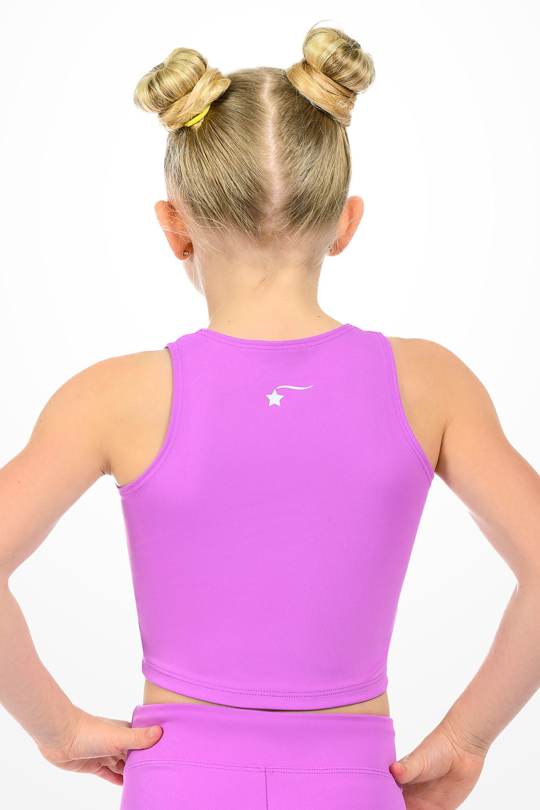 Purple sport tank top for kids by Destira, 2026